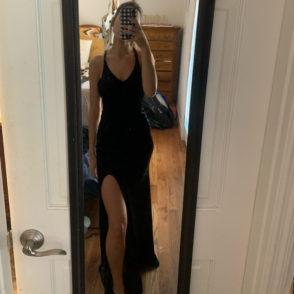 Black formal dress